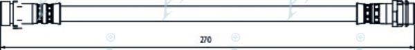 APEC BRAKING HOS3962 Тормозной шланг