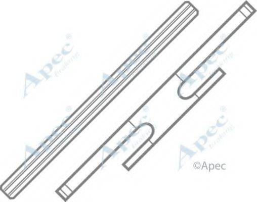 APEC BRAKING KIT256 Комплектующие, тормозные колодки