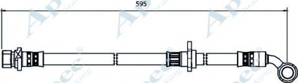 APEC BRAKING HOS3997 Тормозной шланг