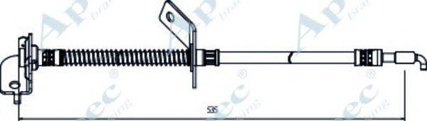 APEC BRAKING HOS4006 Тормозной шланг