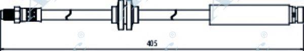 APEC BRAKING HOS4028 Тормозной шланг