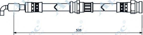 APEC BRAKING HOS4031 Тормозной шланг