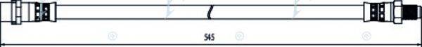 APEC BRAKING HOS4041 Тормозной шланг
