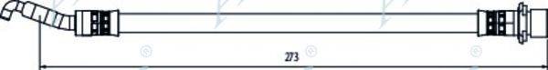 APEC BRAKING HOS4071 Тормозной шланг