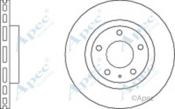 APEC BRAKING DSK3079 Тормозной диск