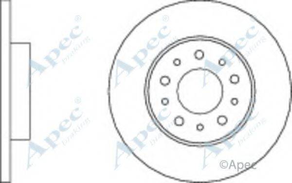 APEC BRAKING DSK3087 Тормозной диск