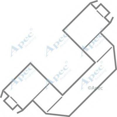 APEC BRAKING KIT290 Комплектующие, тормозные колодки