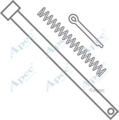 APEC BRAKING KIT297 Комплектующие, тормозные колодки