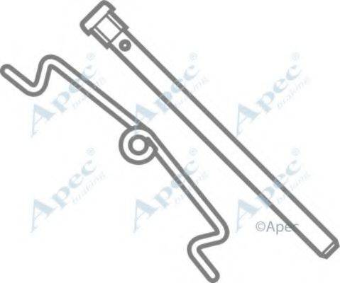 APEC BRAKING KIT301 Комплектующие, тормозные колодки