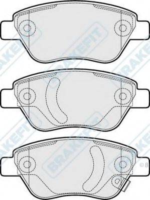APEC BRAKING PD3064 Комплект тормозных колодок, дисковый тормоз