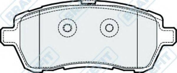 APEC BRAKING PD3284 Комплект тормозных колодок, дисковый тормоз