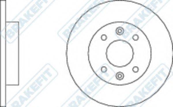 APEC BRAKING DK6033 Тормозной диск