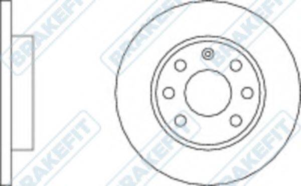 APEC BRAKING DK6085 Тормозной диск