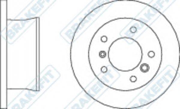 APEC BRAKING DK6111 Тормозной диск