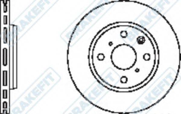 APEC BRAKING DK6101 Тормозной диск