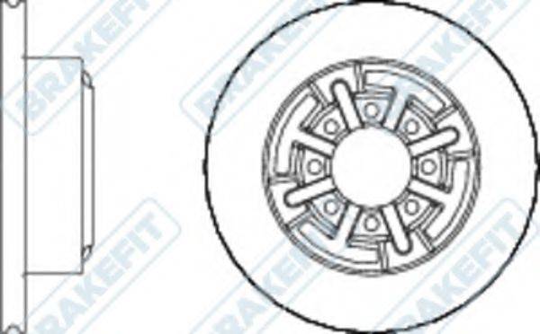 APEC BRAKING DK6108 Тормозной диск