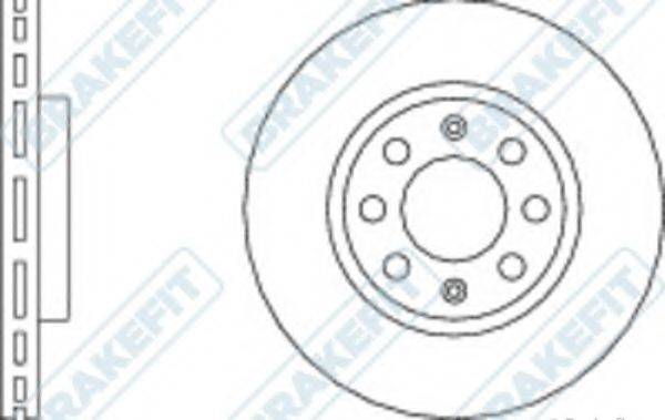 APEC BRAKING DK6010 Тормозной диск