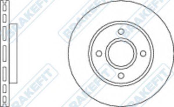 APEC BRAKING DK6027 Тормозной диск