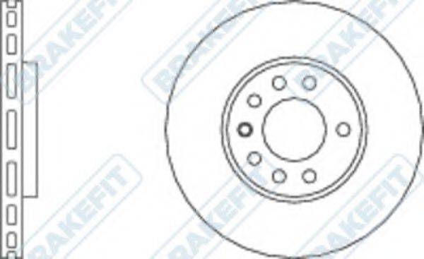 APEC BRAKING DK6105 Тормозной диск