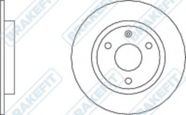 APEC BRAKING DK6055 Тормозной диск