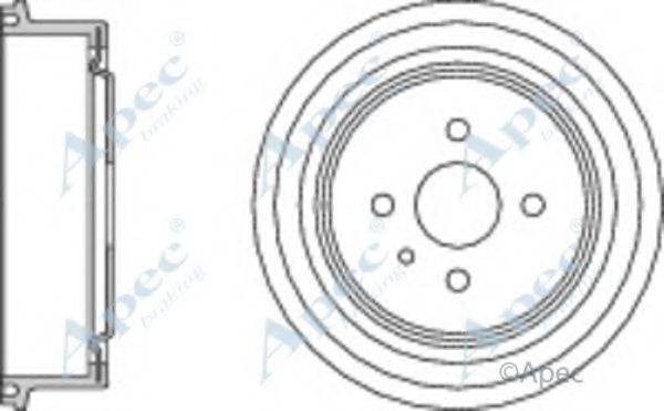 APEC BRAKING DRM9502 Тормозной барабан