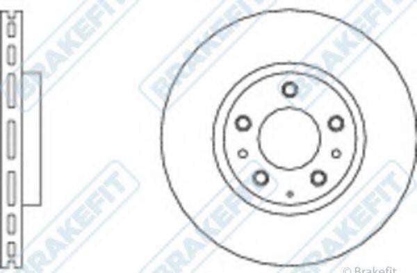 APEC BRAKING DK6123 Тормозной диск