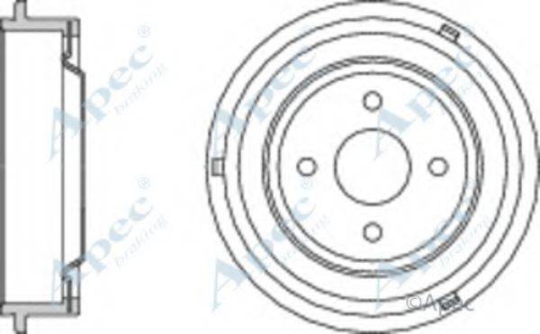 APEC BRAKING DRM9503 Тормозной барабан