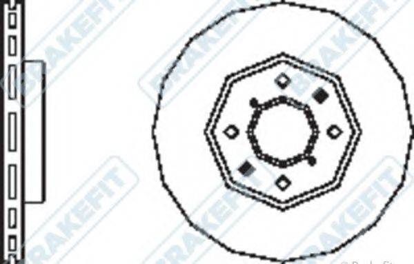 APEC BRAKING DK6139 Тормозной диск