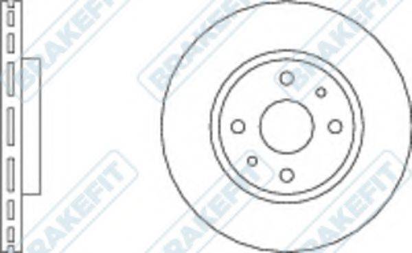 APEC BRAKING DK6147 Тормозной диск