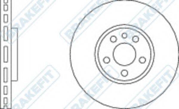 APEC BRAKING DK6173 Тормозной диск