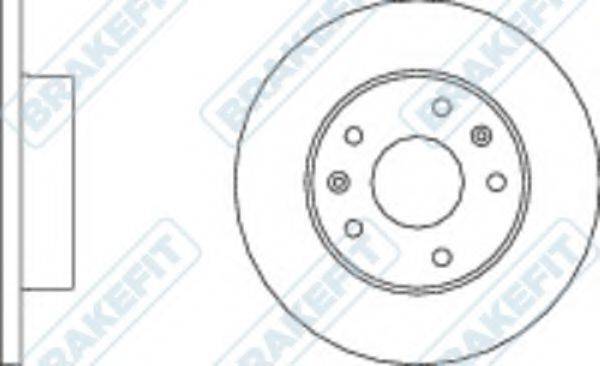 APEC BRAKING DK6223 Тормозной диск