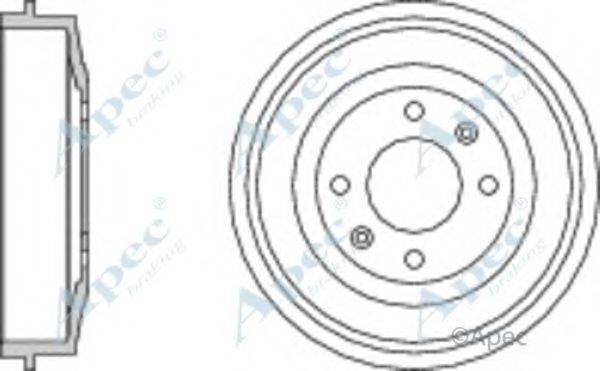 APEC BRAKING DRM9504 Тормозной барабан