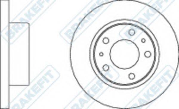 APEC BRAKING DK6238 Тормозной диск
