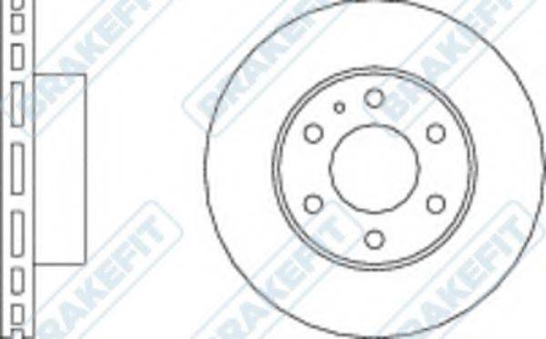 APEC BRAKING DK6258 Тормозной диск