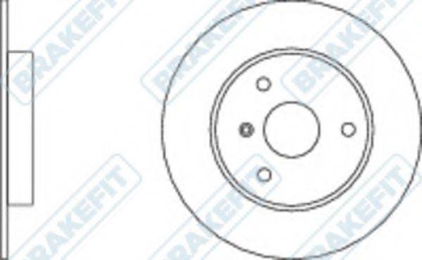 APEC BRAKING DK6261 Тормозной диск