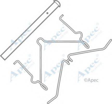 APEC BRAKING KIT520 Комплектующие, тормозные колодки