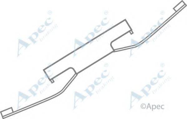 APEC BRAKING KIT550 Комплектующие, тормозные колодки
