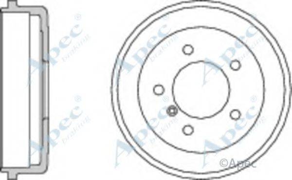APEC BRAKING DRM9507 Тормозной барабан