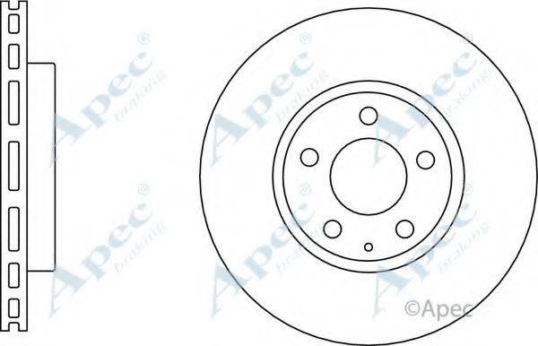 APEC BRAKING DSK3137 Тормозной диск