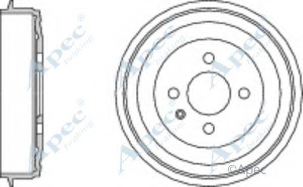 APEC BRAKING DRM9509 Тормозной барабан