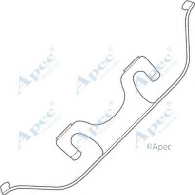 APEC BRAKING KIT595 Комплектующие, тормозные колодки