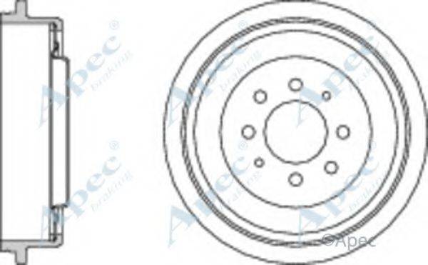 APEC BRAKING DRM9511 Тормозной барабан