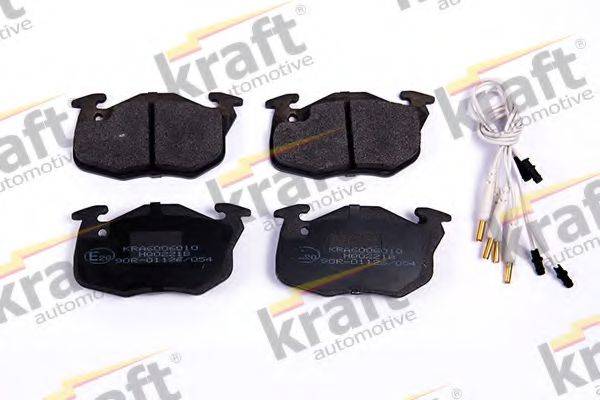 KRAFT AUTOMOTIVE 6006010 Комплект тормозных колодок, дисковый тормоз