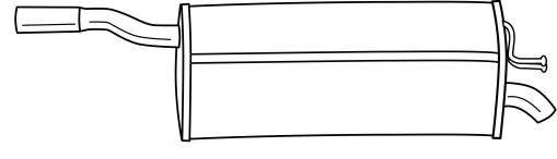 SIGAM 11613 Глушитель выхлопных газов конечный