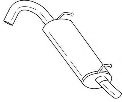 SIGAM 12639 Глушитель выхлопных газов конечный