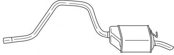 SIGAM 26666 Глушитель выхлопных газов конечный