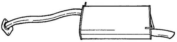 SIGAM 38602 Глушитель выхлопных газов конечный