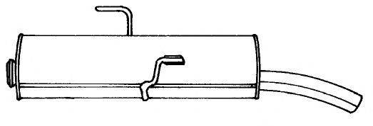 SIGAM 45670 Глушитель выхлопных газов конечный