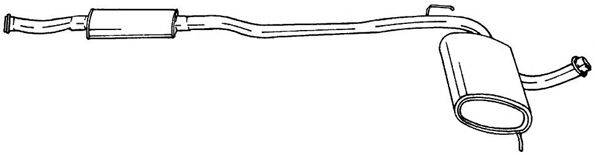 SIGAM 50442 Средний глушитель выхлопных газов