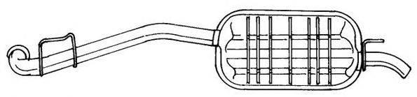SIGAM 50666 Глушитель выхлопных газов конечный